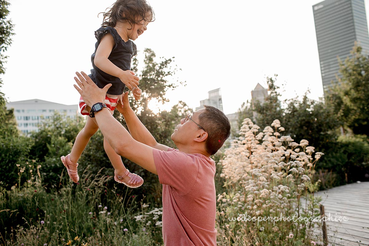séance photo famille à la part dieu Lyon
